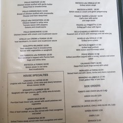 Fantozzi Restaurant - Menu