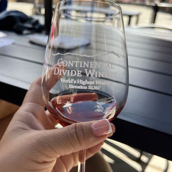 Continental Divide Winery - One of the tasty wines in the flight. - Wineries Near Me - Breckenridge, Colorado Continental Divide Winery - One of the tasty wines in the flight. - Wineries Near Me - Breckenridge, Colorado