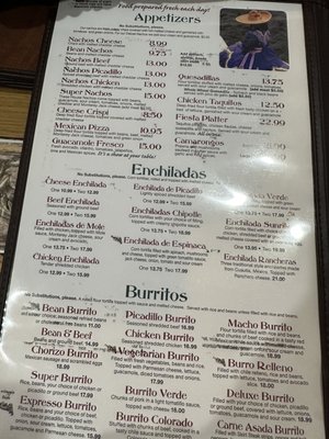 Menu photo 2 El Caporal Sunriver Sunriver, OR Menu photo 2 El Caporal Sunriver Sunriver, OR