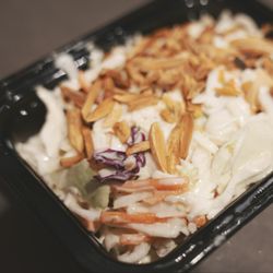 Ribbro Bbq - Tangy Slaw. Bright and crisp, the slaw gave a sharp vinegar pop that cut beautifully through all the richness.