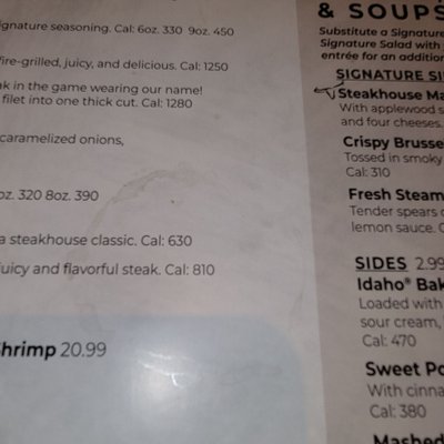 Menu photo 1 LongHorn Steakhouse Liverpool, NY