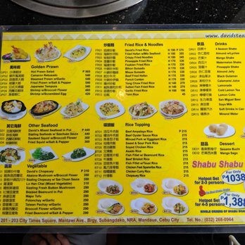 David's Teahouse - Menu - Tea Rooms Near Me - Mandaue City, CEB