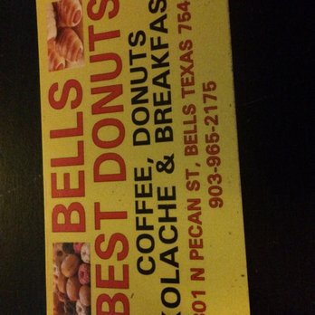 Bells Best Donuts - a sign for coffee and breakfast - Donuts Near Me - Bells, Texas
