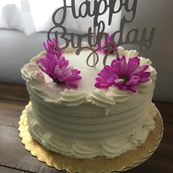 Wegmans - Custom cake, I added the flowers - Grocery Near Me - Woodbridge, New Jersey