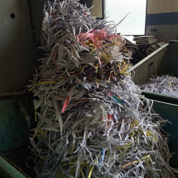 Green Shredding - Three years worth of crap. Look, there are those Beatles lyrics! - Shredding Services Near Me - San Diego, California Green Shredding - Three years worth of crap. Look, there are those Beatles lyrics! - Shredding Services Near Me - San Diego, California