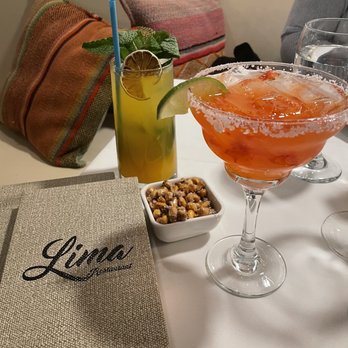Lima Restaurant and Pisco Bar - Drinks, Margarita Lima and Miraflores Mojito - Peruvian Near Me - Naples, Florida