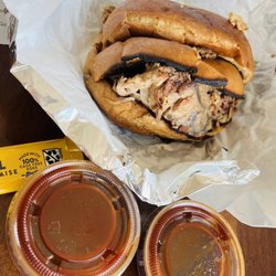 Old Slo BBQ - pork sandwich  ポークサンド