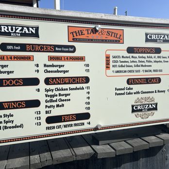The Tap & Still - Menu - Burgers Near Me - Cruz Bay, Virgin Islands The Tap & Still - Menu - Burgers Near Me - Cruz Bay, Virgin Islands