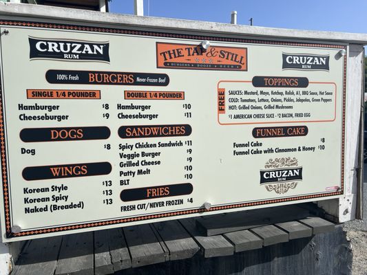 Menu photo 1 The Tap & Still Cruz Bay, VI Menu photo 1 The Tap & Still Cruz Bay, VI