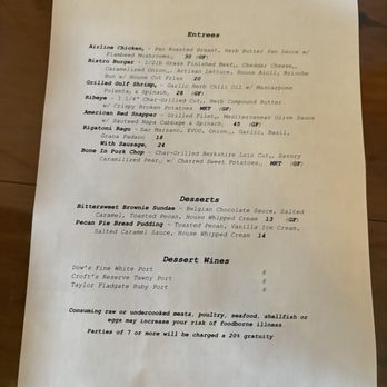 Elevation Bistro & Catering - Menu - New American Near Me - Mentone, Alabama