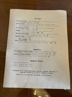 Menu photo 2 Elevation Bistro & Catering Mentone, AL