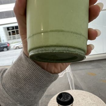 Vice City Bean Brickell - Iced matcha latte clumps not well shaken at all - Coffee Roasteries Near Me - Miami, Florida Vice City Bean Brickell - Iced matcha latte clumps not well shaken at all - Coffee Roasteries Near Me - Miami, Florida