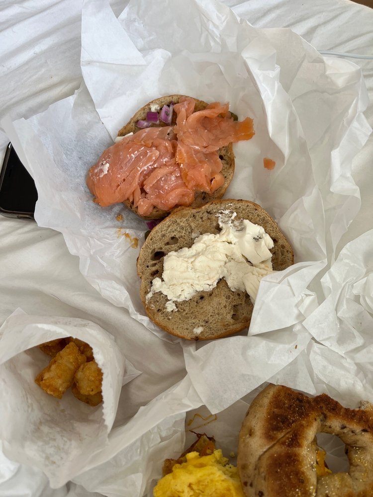 BREKKIE BAGELS Updated August 2024 2353 E 12th St, Oakland