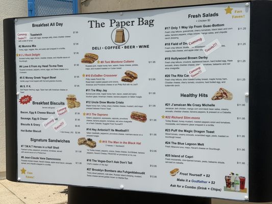 Menu photo 2 The Paper Bag Gainesville, FL Menu photo 2 The Paper Bag Gainesville, FL