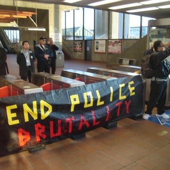 BART - Fruitvale Station - fruitvale bart protest of oscar grant murder 1/7/09 - Train Stations Near Me - Oakland, California