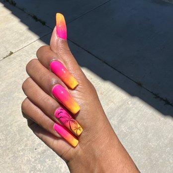 iNails & Spa - Nails for Hawaii trip! - Nail Salons Near Me - Murrieta, California