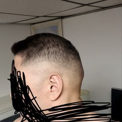 South Weymouth Barber Shop - Mid fade turned high fade.