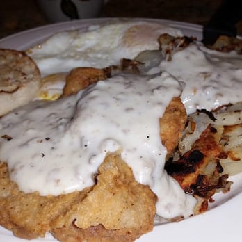 Lido Cafe - Chicken fried steak and eggs - Comfort Food Near Me - Carmichael, California