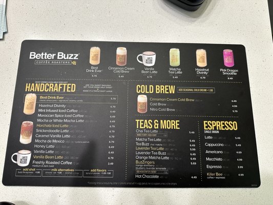 Menu photo 3 Better Buzz Coffee - Oceanside Oceanside, CA