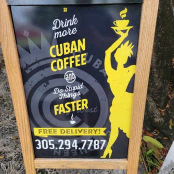 Cuban Coffee Queen Waterfront - Sign - Coffee & Tea Near Me - Key West, Florida