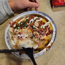 Brixton's Baked Potato - Cheddar bacon 1 potato