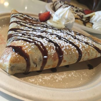 Crepe Crazy - Nutella Royale with banana and strawberry - Creperies Near Me - Austin, Texas