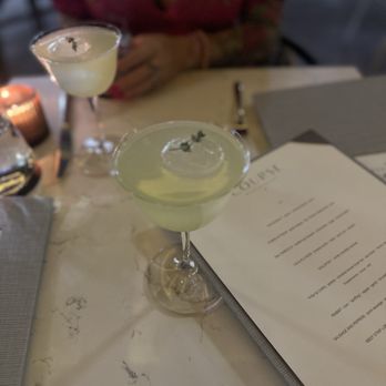 Course Restaurant - One of the highlights of the whole experience was the drinks. This was the melon-infused vodka drink. Tasty but seemed light on the alcohol. - New American Near Me - Scottsdale, Arizona