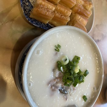 Mike's Noodle House - 53. Preserved Egg and Pork Congee - Cantonese Near Me - Seattle, Washington Mike's Noodle House - 53. Preserved Egg and Pork Congee - Cantonese Near Me - Seattle, Washington