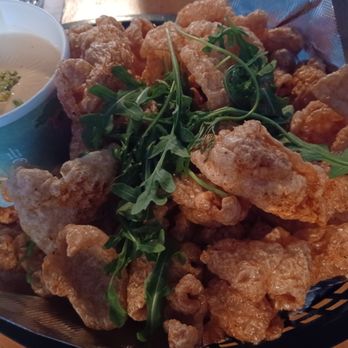 Dragonfly Foodbar - Pork Rinds with queso - Cocktail Bars Near Me - Fairhope, Alabama Dragonfly Foodbar - Pork Rinds with queso - Cocktail Bars Near Me - Fairhope, Alabama
