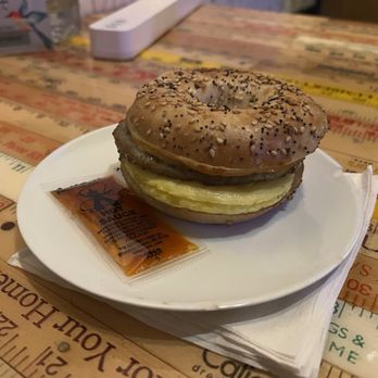 Lola's Coffee + Bar - Sausage, egg, and cheese bagel - Coffee & Tea Near Me - Cincinnati, Ohio
