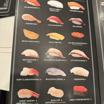 Sakura - Menu - Sushi Bars Near Me - Kapolei, Hawaii