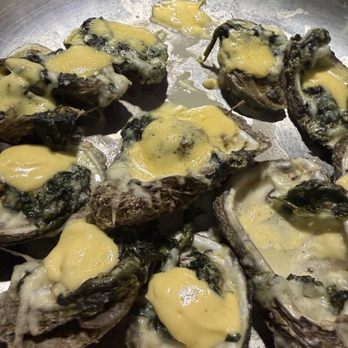 The Grand Marlin - Baked Oysters Rockefeller - Seafood Near Me - Gulf Breeze, Florida The Grand Marlin - Baked Oysters Rockefeller - Seafood Near Me - Gulf Breeze, Florida