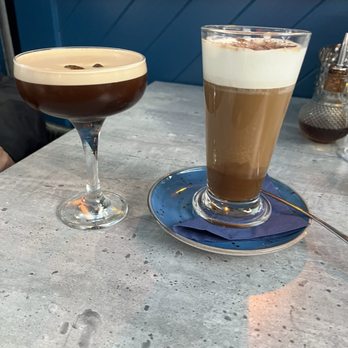 Fish City - Espresso martini and After Eight coffee drink - Fish & Chips Near Me - Belfast, BFS