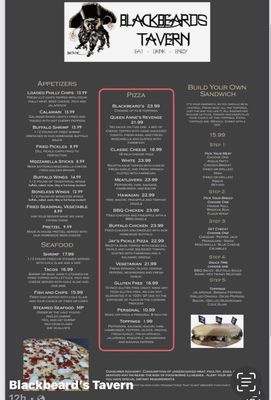 Menu photo 3 Blackbeard's Tavern Bath, NC