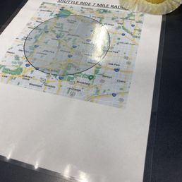 They have a shuttle to the area! They have a shuttle to the area!