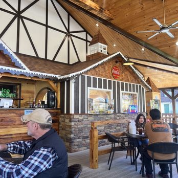 Muller's Famous Fried Cheese Cafe - Inside - German Near Me - Helen, Georgia