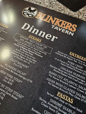 Menu photo 1 Blinkers Tavern Covington, KY Menu photo 1 Blinkers Tavern Covington, KY