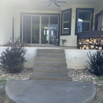 Kyle Concrete Pros - Finished steps (still during curing, so not the final color) - Masonry/Concrete Near Me Kyle Concrete Pros - Finished steps (still during curing, so not the final color) - Masonry/Concrete Near Me