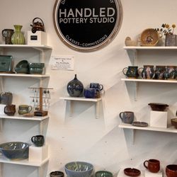 Handled Pottery Studio - Displayed work