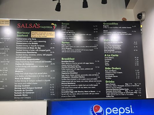 Menu photo 4 Salsa's Taqueria Folsom, CA