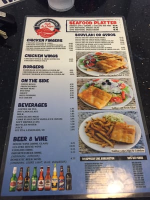 Menu photo 1 Halibut House Fish and Chips Burlington, ON