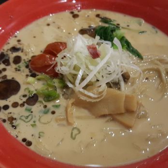 Konjiki Ramen - Smoked Black Tonkatsu Ramen - Tastes very similar to artificial "liquid smoke" flavor - Ramen Near Me - Toronto, Ontario Konjiki Ramen - Smoked Black Tonkatsu Ramen - Tastes very similar to artificial "liquid smoke" flavor - Ramen Near Me - Toronto, Ontario