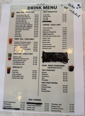 Menu photo 1 Cha House - North Myrtle Beach North Myrtle Beach, SC