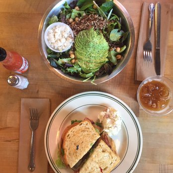 The Butchers Son - Something Healthy Salad, Iced Coffee and Chili-Garlic BLT - Salad Near Me - Berkeley, California The Butchers Son - Something Healthy Salad, Iced Coffee and Chili-Garlic BLT - Salad Near Me - Berkeley, California