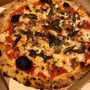 Ollie's Pizza - Sausage and basil - Pizza Near Me - High Falls, New York Ollie's Pizza - Sausage and basil - Pizza Near Me - High Falls, New York