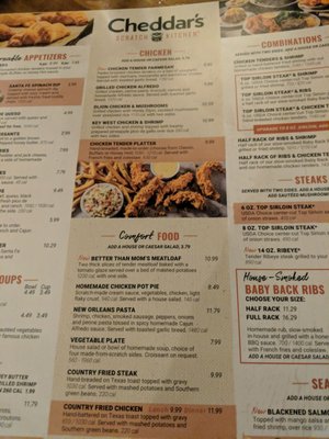Menu photo 4 Cheddar's Scratch Kitchen Indianapolis, IN