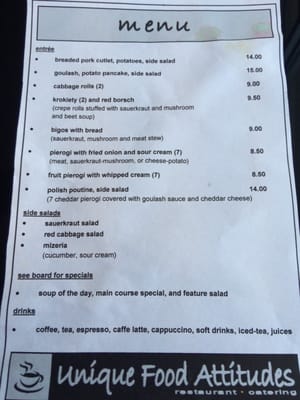 Menu photo 2 Unique Food Attitudes London, ON Menu photo 2 Unique Food Attitudes London, ON