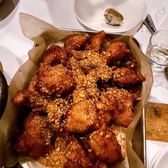 Take31 - Garlic Crust & Spicy Chicken | IG: happyfoodieoc - Korean Near Me - New York, New York Take31 - Garlic Crust & Spicy Chicken | IG: happyfoodieoc - Korean Near Me - New York, New York