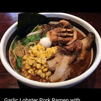 Ramen Parlor - Garlic Lobster Pork flavored Ramen. So yummy! - Ramen Near Me - San Mateo, California Ramen Parlor - Garlic Lobster Pork flavored Ramen. So yummy! - Ramen Near Me - San Mateo, California