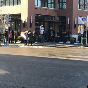 OEB Breakfast - Downtown - Line up at OEB Mission go use the "No Wait" app its the bomb I love it - Breakfast & Brunch Near Me - Calgary, Alberta